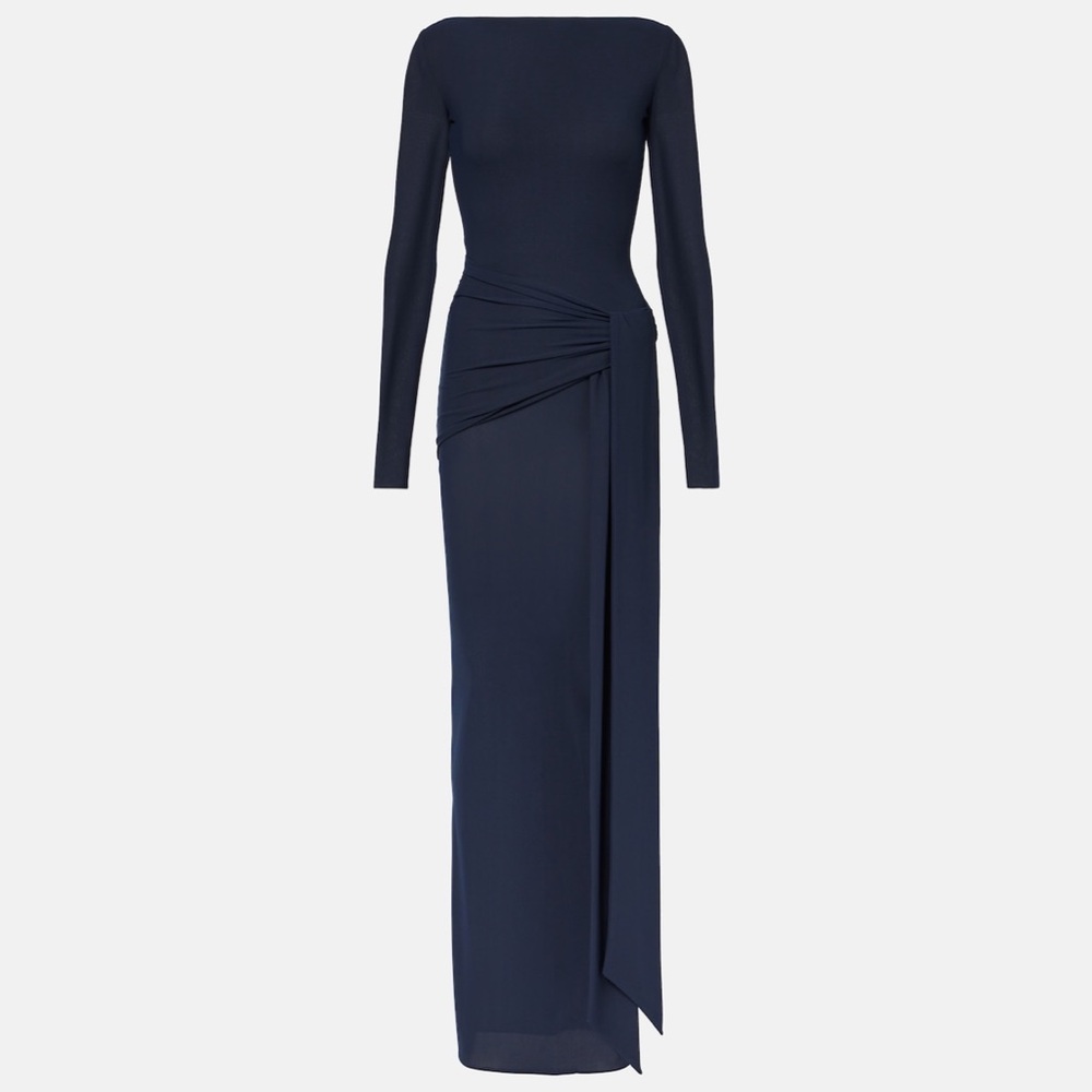 Alex Perry Semi-sheer gathered gown